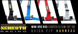 R50 R53 MINI Schroth Quick Fit Harness