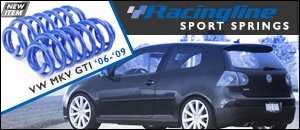 VW MKV Golf/GTI Racingline Sport Springs
