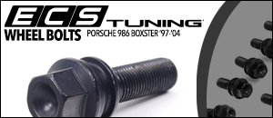 Porsche 986 Boxster Black Wheel Bolts