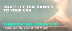 Mercedes-Benz C-Class Thermostat Replacement Kits