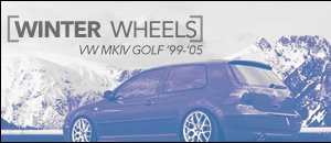 VW MKIV Golf Alzor Winter Wheels