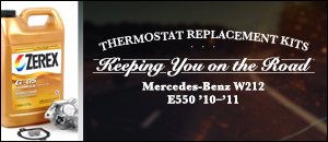 Mercedes-Benz W212 Chassis Thermostat Replacement Kits