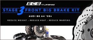 Audi B8 A4 ECS Stage 3 Big Brake Kit