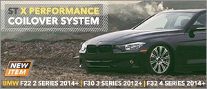 BMW F22/F30/F32 ST X Performance Coilovers