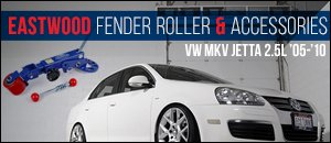 VW MKV Jetta 2.5L Eastwood Fender Roller