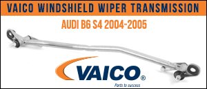 Audi B6 S4 Vaico Windshield Wiper Transmission
