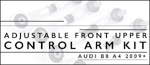 Audi B8 A4 SPC Adjustable Upper Control Arms