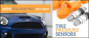 MINI R55 R56 R57 Tire Pressure Sensors