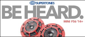 MINI F56 Hella Twin Supertone Horns
