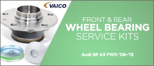 Audi 8P A3 FWD Front & Rear Wheel Bearing Service Kits
