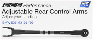 BMW E36 M3 ECS Performance Adjustable Rear Control Arms