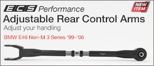 BMW E46 NM ECS Performance Adjustable Rear Control Arms