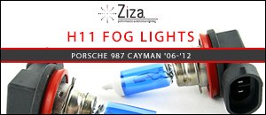 Porsche 987 Cayman Ziza H11 Fog Light Bulbs