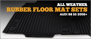 Audi B8 S5 All Weather Floor Mats