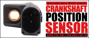 Mercedes-Benz W463 G500/G55 Crankshaft Position Sensor