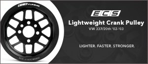 VW 337/20th ECS Lightweight Crank Pulley