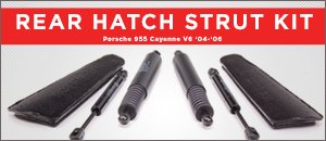Porsche 955 Cayenne V6 Rear Hatch Strut Kit