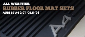 Audi B7 A4 2.0T All Weather Floor Mats