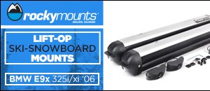 BMW E9x 325i/xi Rockymounts Ski & Snowboard Mounts