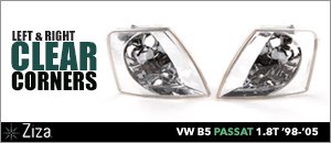 VW B5 Passat 1.8T Ziza Left and Right Clear Corners