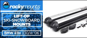 BMW E9x 330i/xi Rockymounts Ski & Snowboard mounts