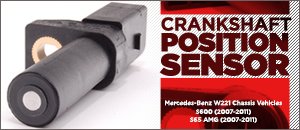 Mercedes-Benz W221 S-Class Crankshaft Position Sensor