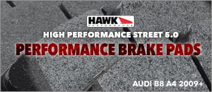 Audi B8 A4 Hawk HPS 5.0 Performance Brake Pads
