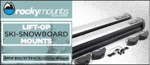 BMW E60/E61 530i/Xi/xDrive Wagon Snow Board Mounts