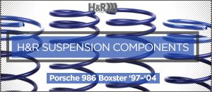 Porsche 986 Boxster H&R Suspension Components 