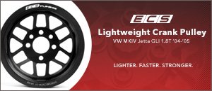 VW MKIV GLI ECS Lightweight Crank Pulley