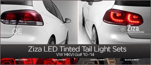 VW MKVI Golf Ziza Tinted LED Tail Light Sets