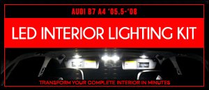 Audi B7 A4 LED Interior Lighting Kits