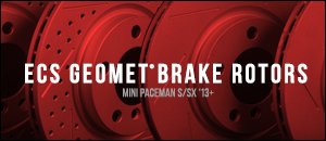 Mini R61 Paceman S/SX ECS GEOMET&reg; Brake Rotors
