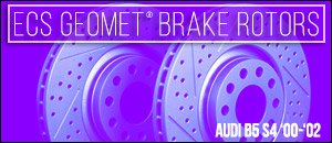 Audi B5 S4 GEOMET&reg; Front & Rear Rotors