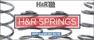 BMW E36 M3 S52 H&R Springs