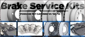 Porsche 957 Cayenne V6 Brake Service Kits