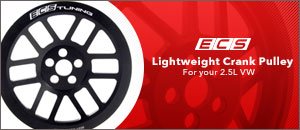 VW 2.5L ECS Lightweight Crank Pulley