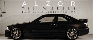 BMW E36 3 Series Alzor Style 716 Wheels