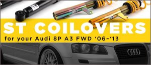 Audi 8P A3 FWD ST X Performance Coilovers