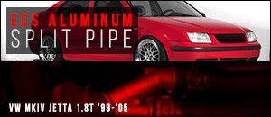 VW MKIV Jetta 1.8T Split Pipe