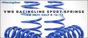 VW MKVI Golf R VWR Racingline Sport Springs