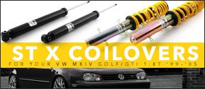 VW MKIV Golf/GTI 1.8T ST X Coilovers