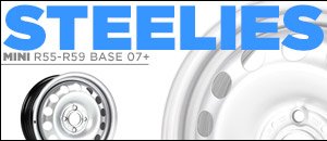 MINI R55-R59 Base Steelies
