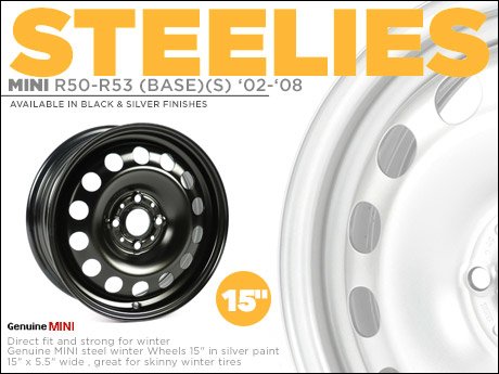 ECS News - MINI R50-R53 Base & S Steelies