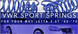 MKV Jetta 2.0T VWR Racingline Sport Springs