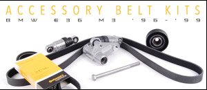 BMW E36 M3 Accessory Belt Kits