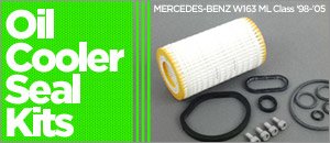 Mercedes-Benz W163 ML Series Class Oil Cooler Seal Kits