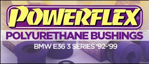 BMW E36 3 Series 6 Cylinder Powerflex Bushings