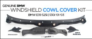 BMW E39 525i | 530i Windshield Cowl Cover Kit