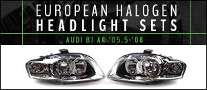 Audi B7 A4 European Halogen Headlight Sets